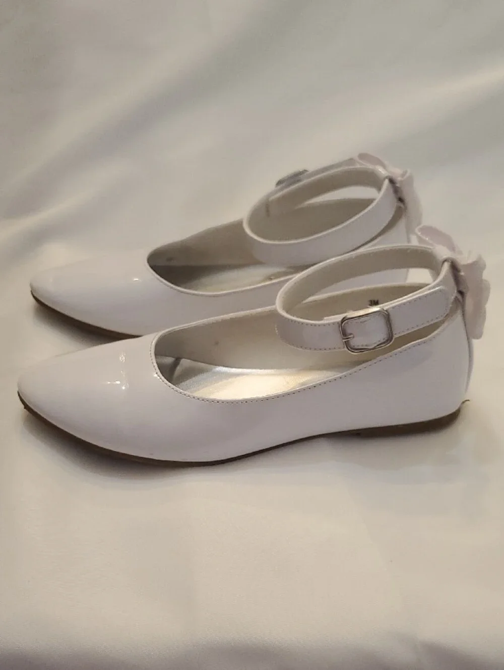 Girls White Patent Bow Mary Jane Shoes Rachel Shoes Brand Girls 3